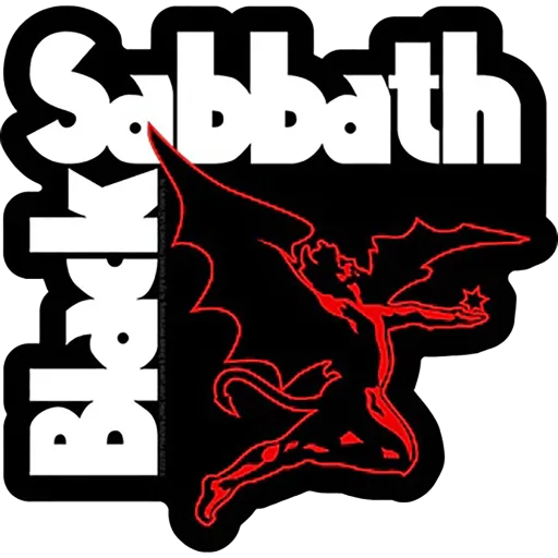 Black Sabbath · Demon Logo Sticker