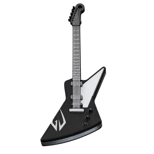 GV · Goat Axe Guitar Keychain