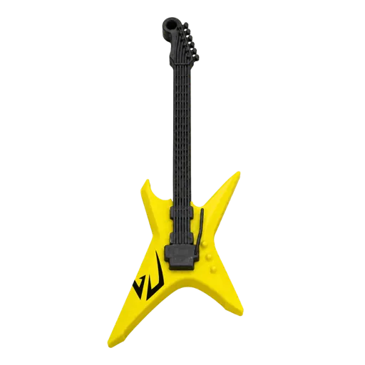 GV · Goat Star Guitar Keychain