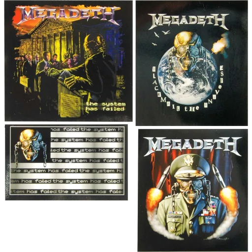 Megadeth · 4-Sticker Set