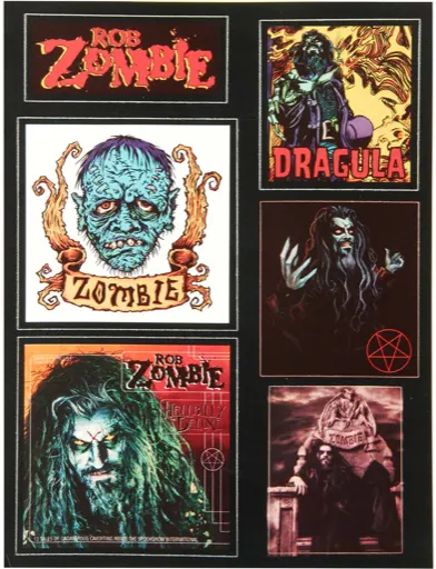 Rob Zombie · Sticker Sheet Sticker Set