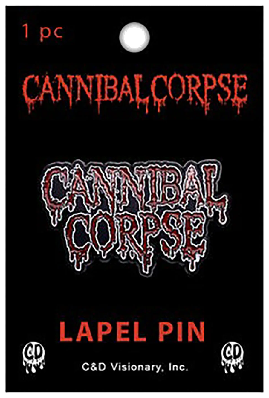Cannibal Corpse · Logo Pewter Pin Badge
