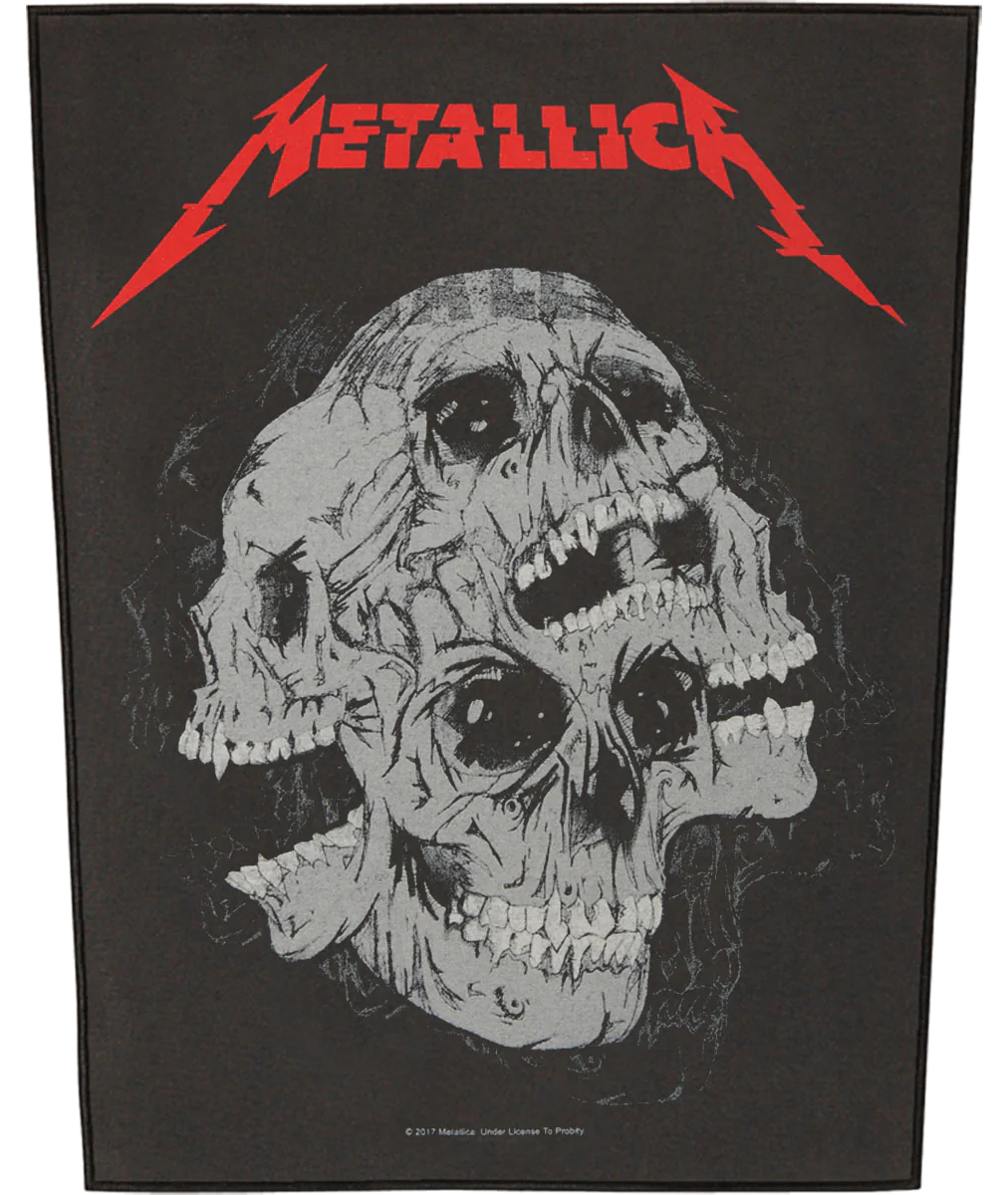 Metallica · Skulls Back Patch